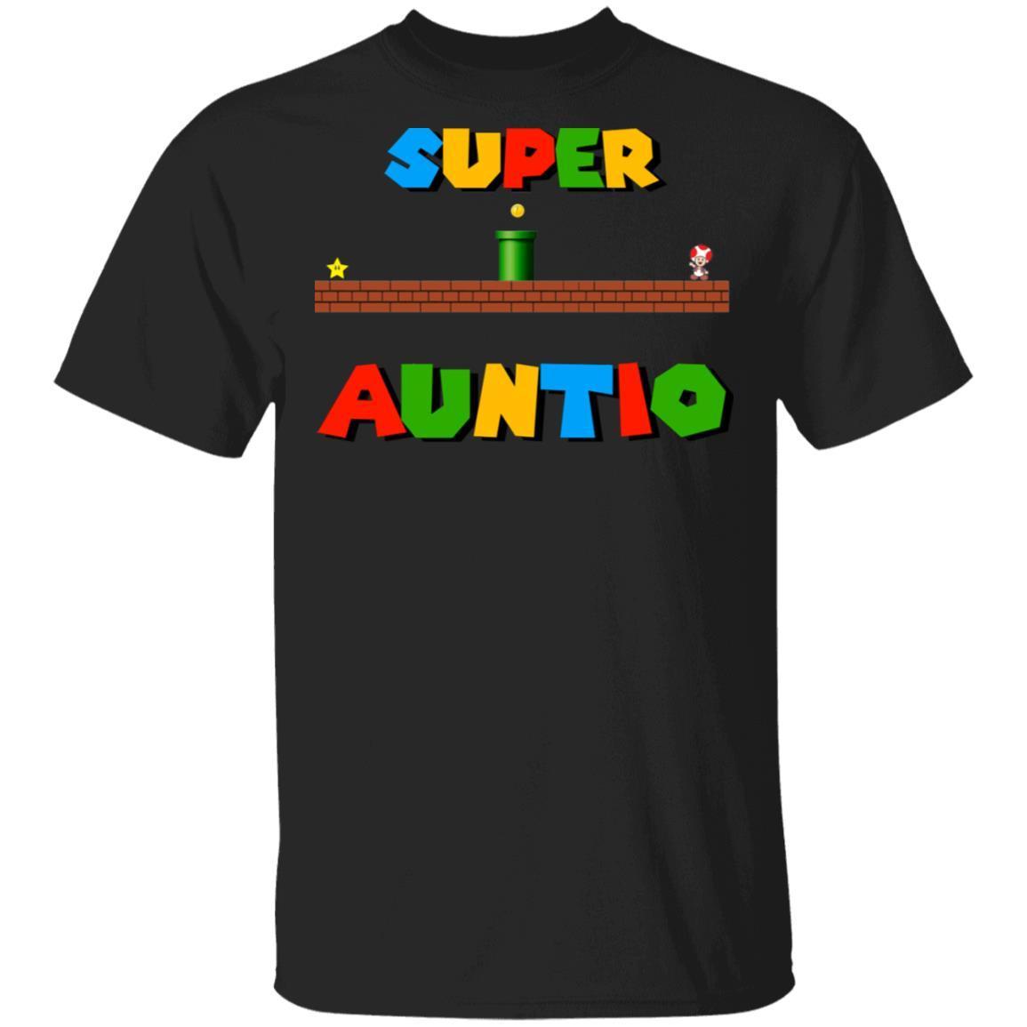 Super Auntio T-shirt Super Mario Aunt Tee