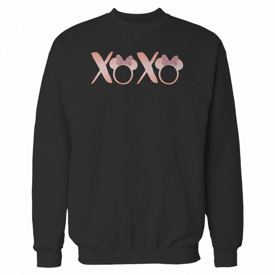 Xoxo With Minnie Head Sweatshirt