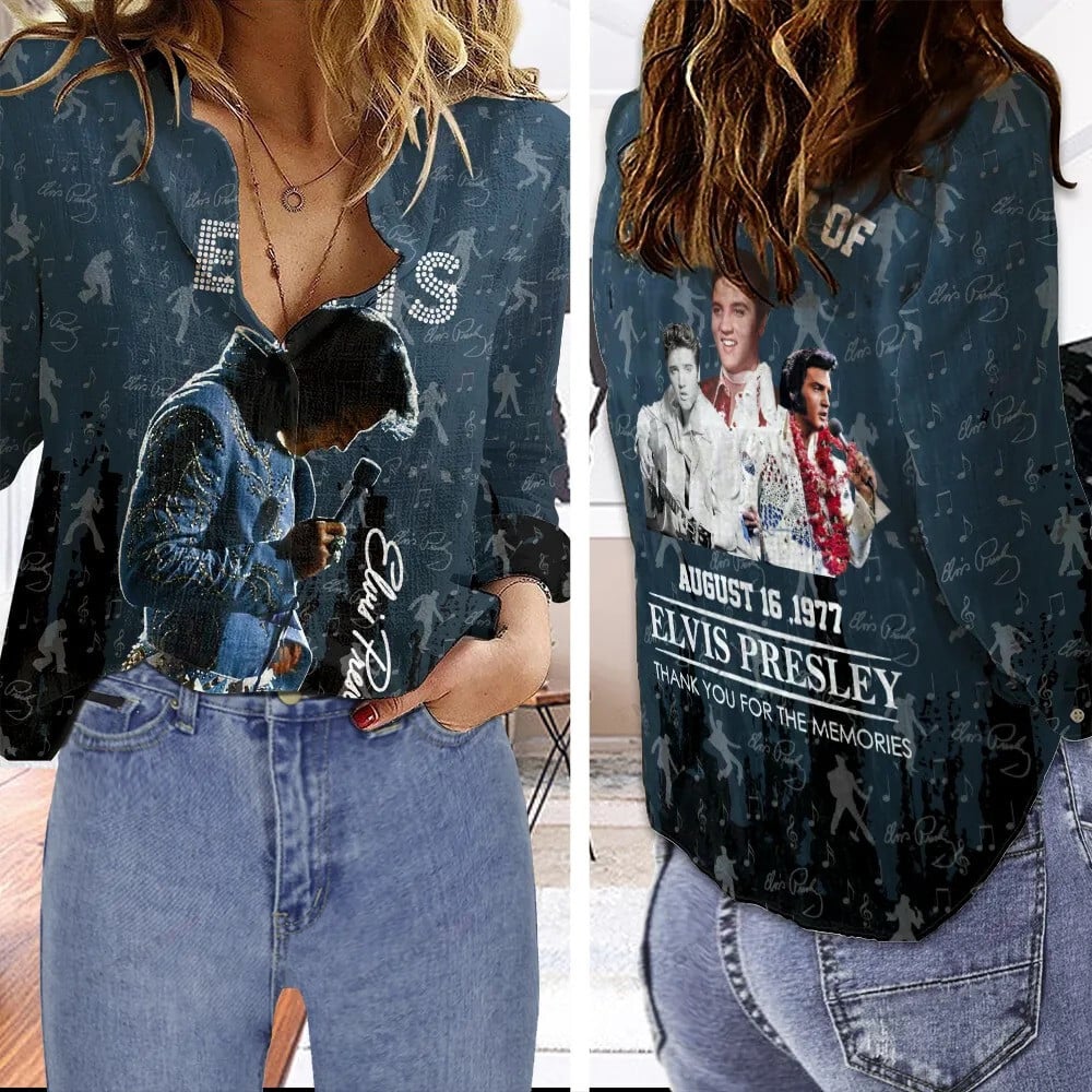 Elvis Presley Women Casual Shirt Wcs-S8W6