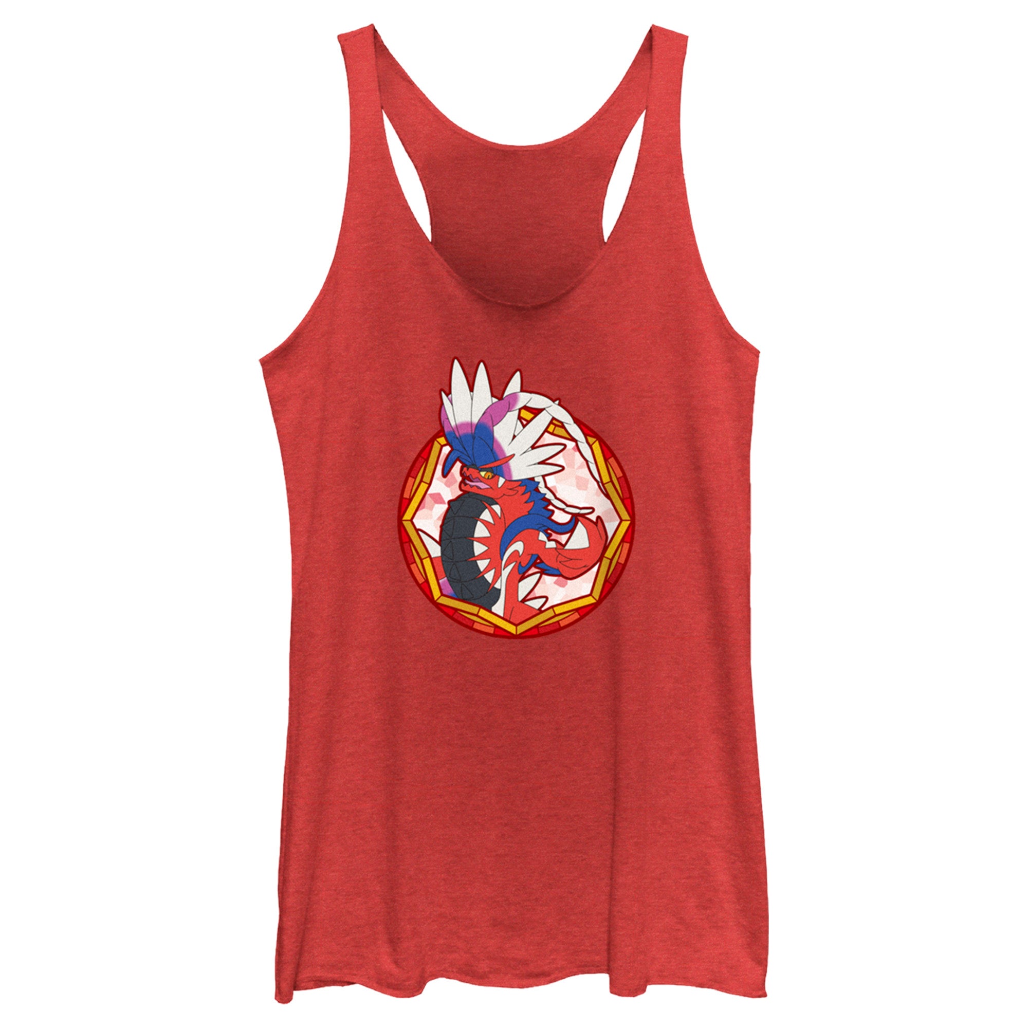 Women’S Pokemon Koraidon Circle Racerback Tank Top