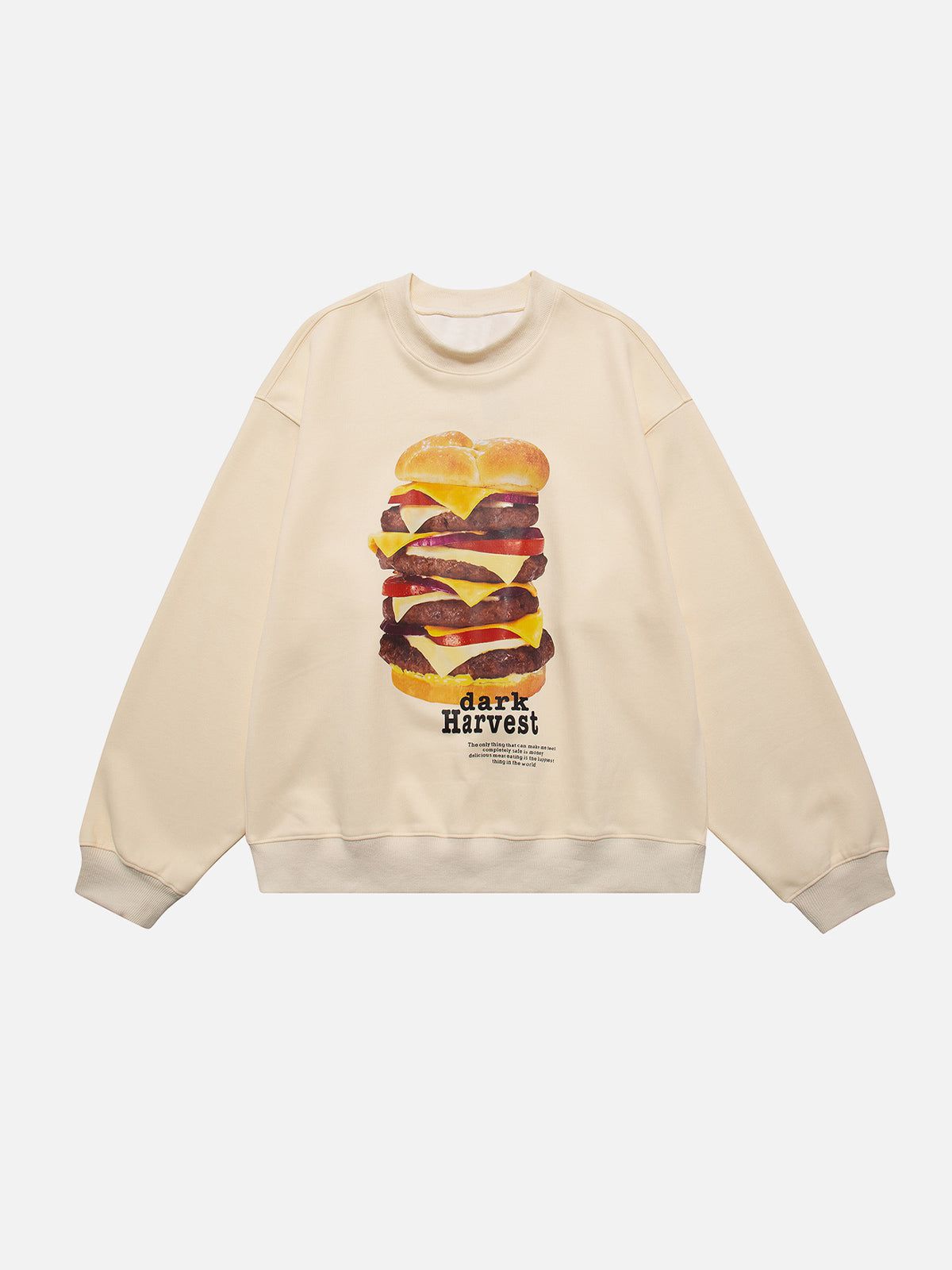 Talishko™ – Burger Print Sweatshirt