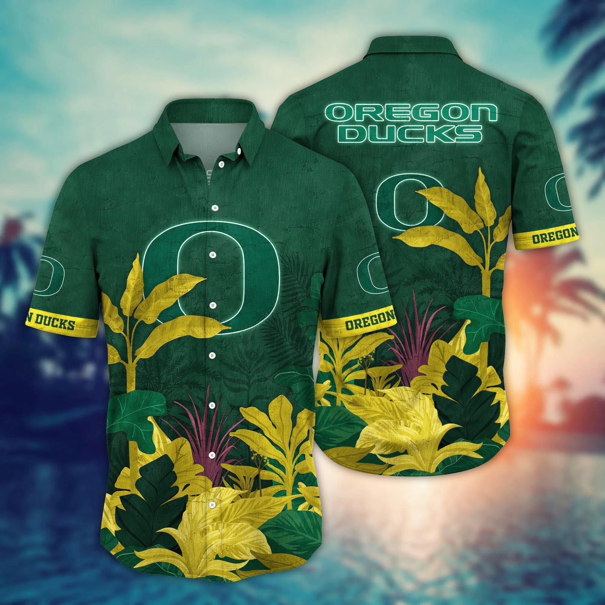 Oregon Ducks NCCA Hawaiian Shirt Picnics Aloha Shirt