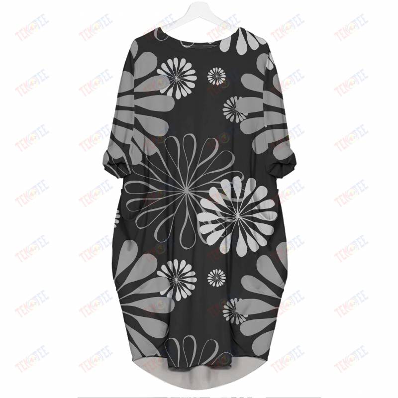 Temotee Floral Pattern – Beautiful Woman 3D Pocket Dress Afro Girl Shirt African American Woman Gift Idea TMT4635