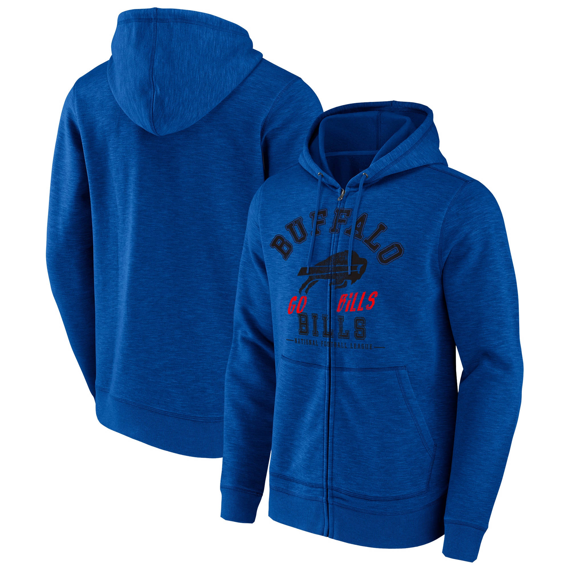 Buffalo Bills NFL X Darius Rucker Collection By Slub Full-zip Hoodie – Royal