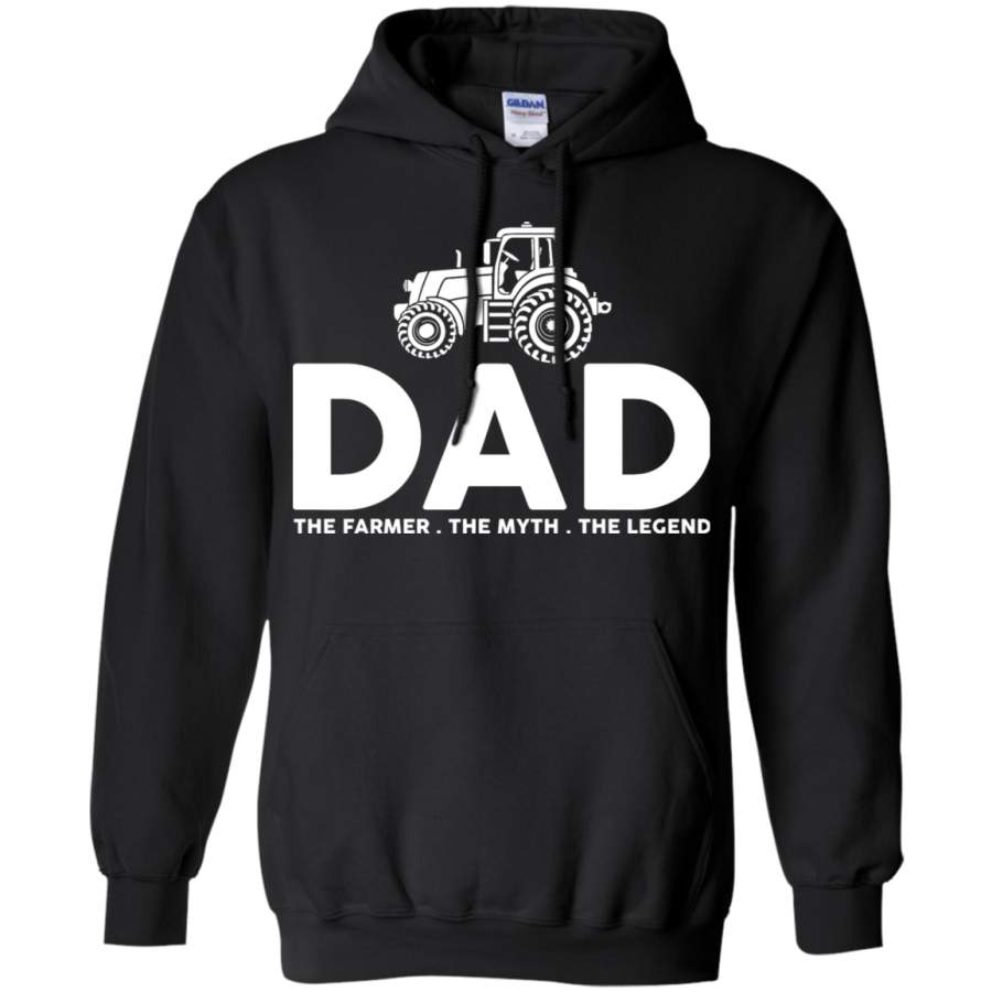 AGR Dad The Farmer The Myth The Legend Fathers Day T-shirt Gildan Pullover Hoodie