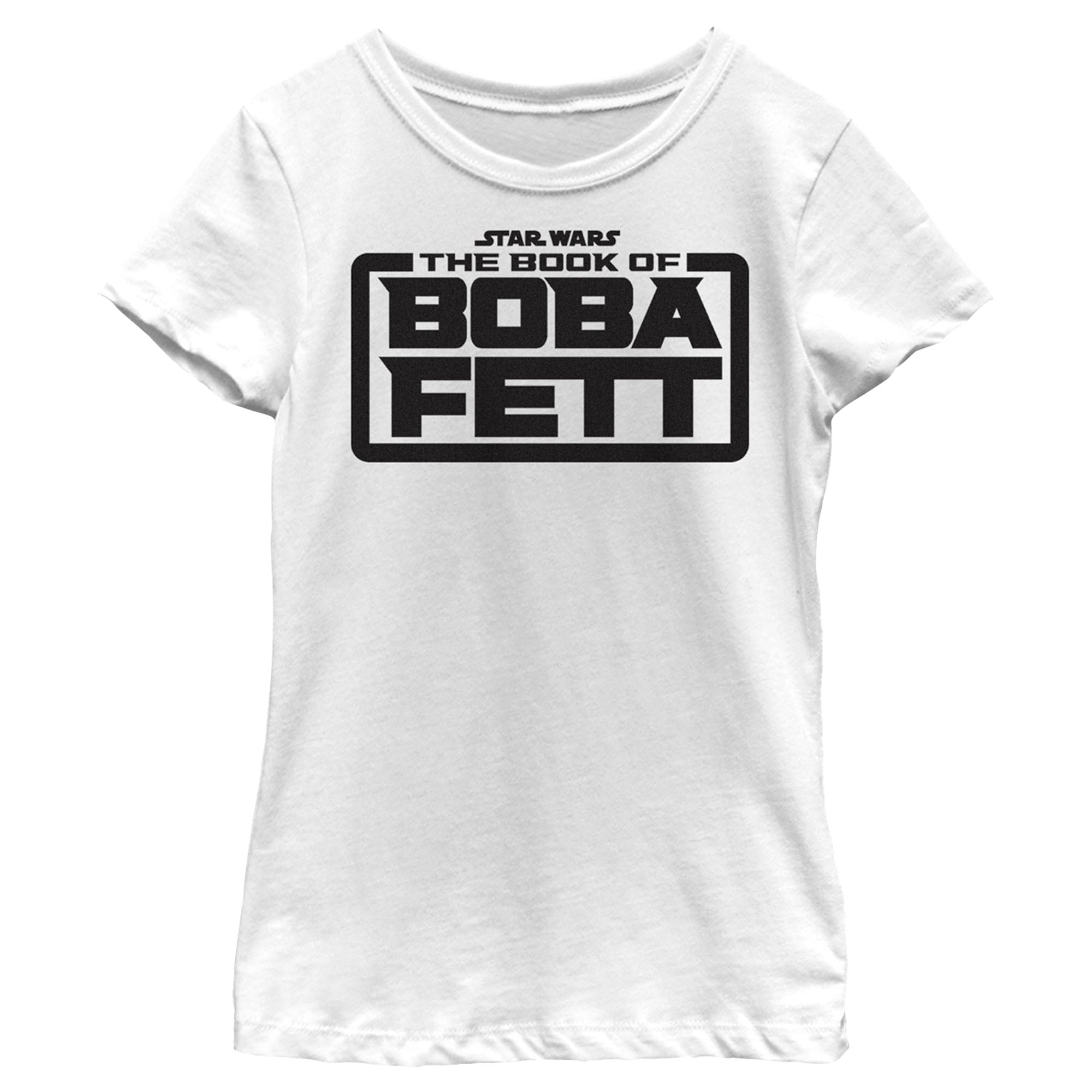 The Book Of Boba Fett Girl’S Black Logo  T-Shirt