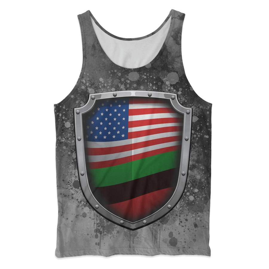 African American Flag Tank Top