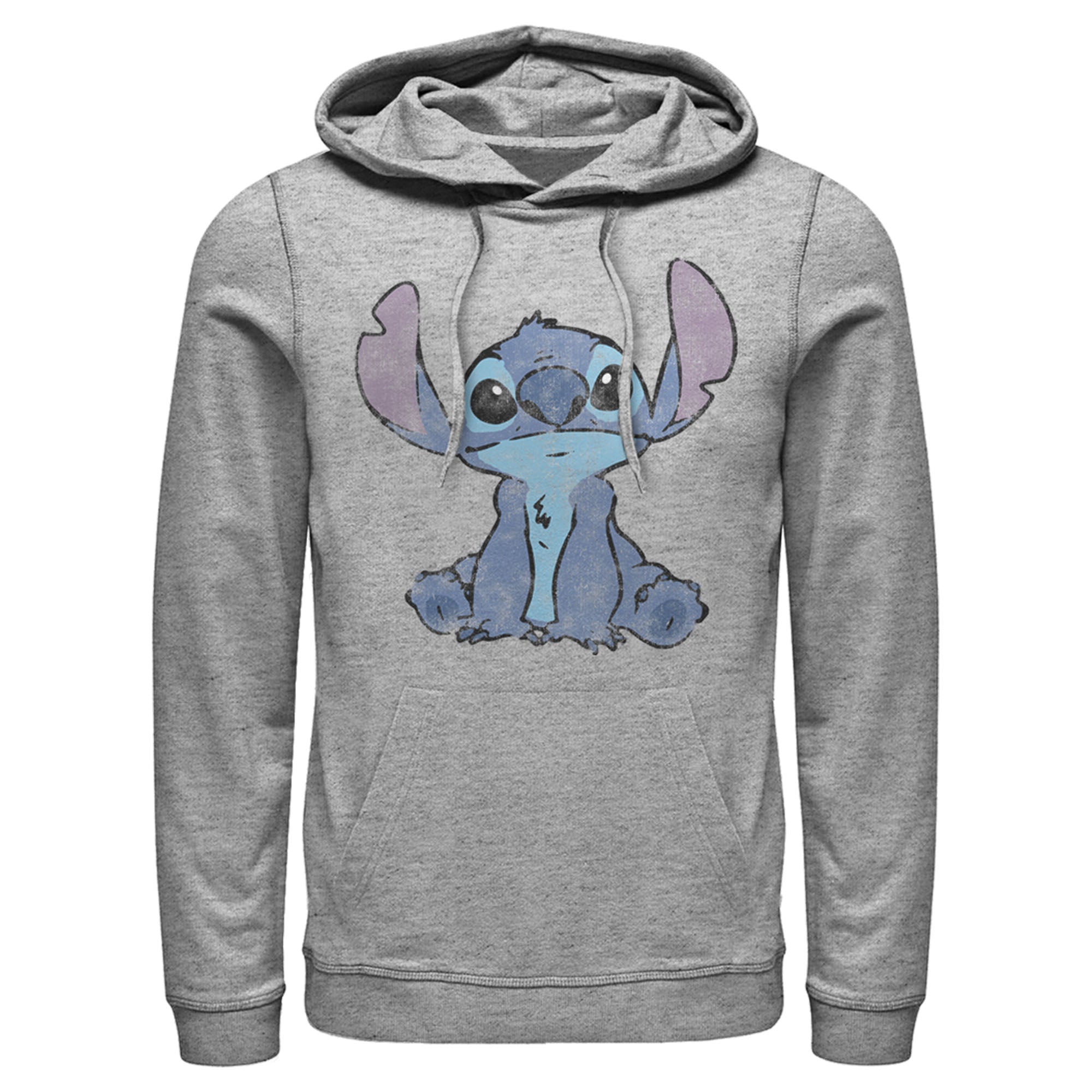 Men’S Lilo & Stitch Watercolor Stitch Pull Over Hoodie