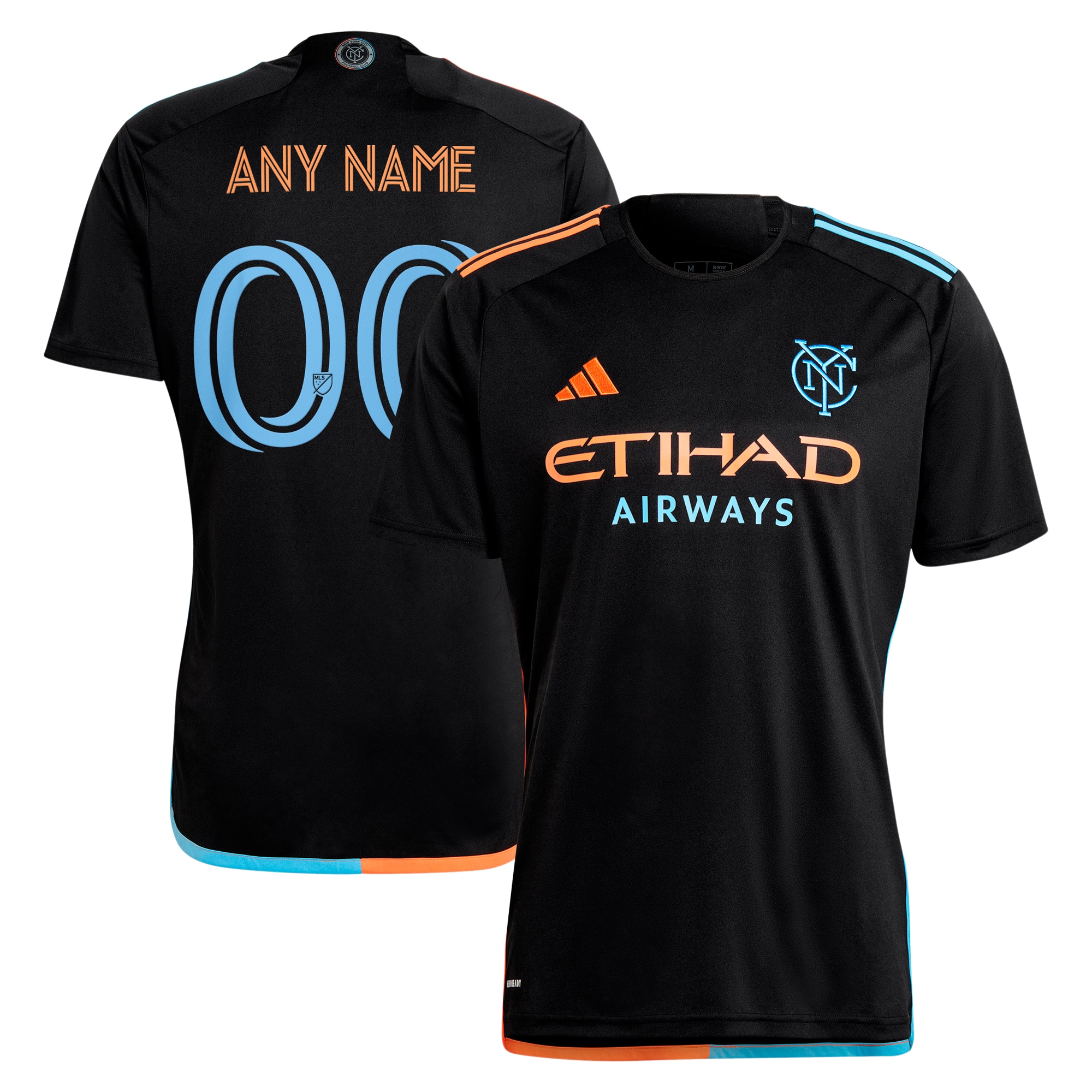 New York City FC 2024 24/7 Kit Replica Custom Jersey  Black