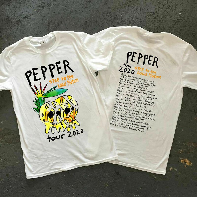 Pepper Step To The Local Motion Tour 2020 New T-Shirt