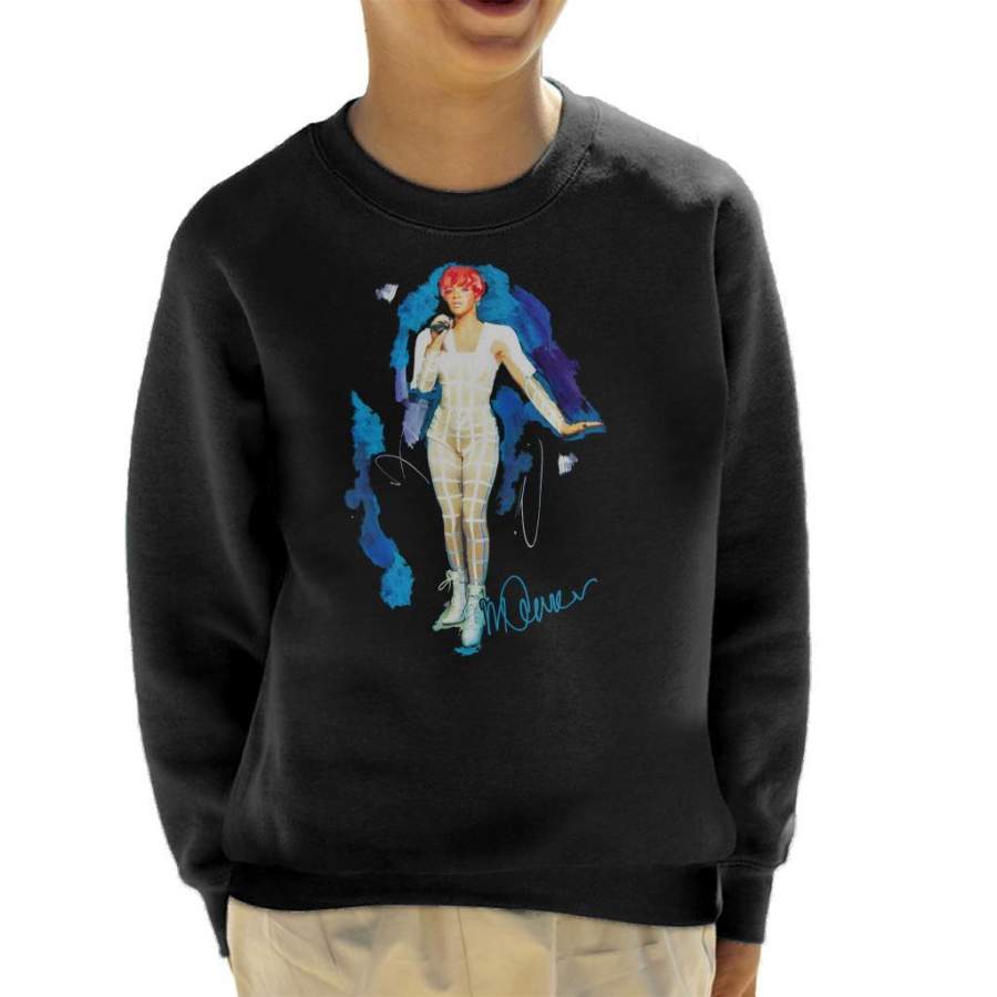 Sidney Maurer Original Portrait Of Rihanna Cut Out Outfit Kid’s Sweatshirt