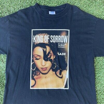 Vintage Sade Lovers Rock Tour 2001 Kings Of Sorrow Graphic Tee T Shirt Og 4805