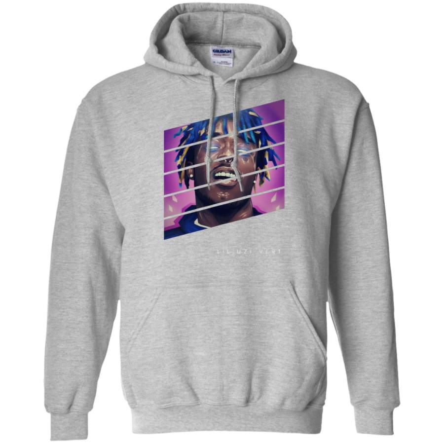 Lil Uzi Vert Art By Erock Gildan Pullover Hoodie T-Shirt