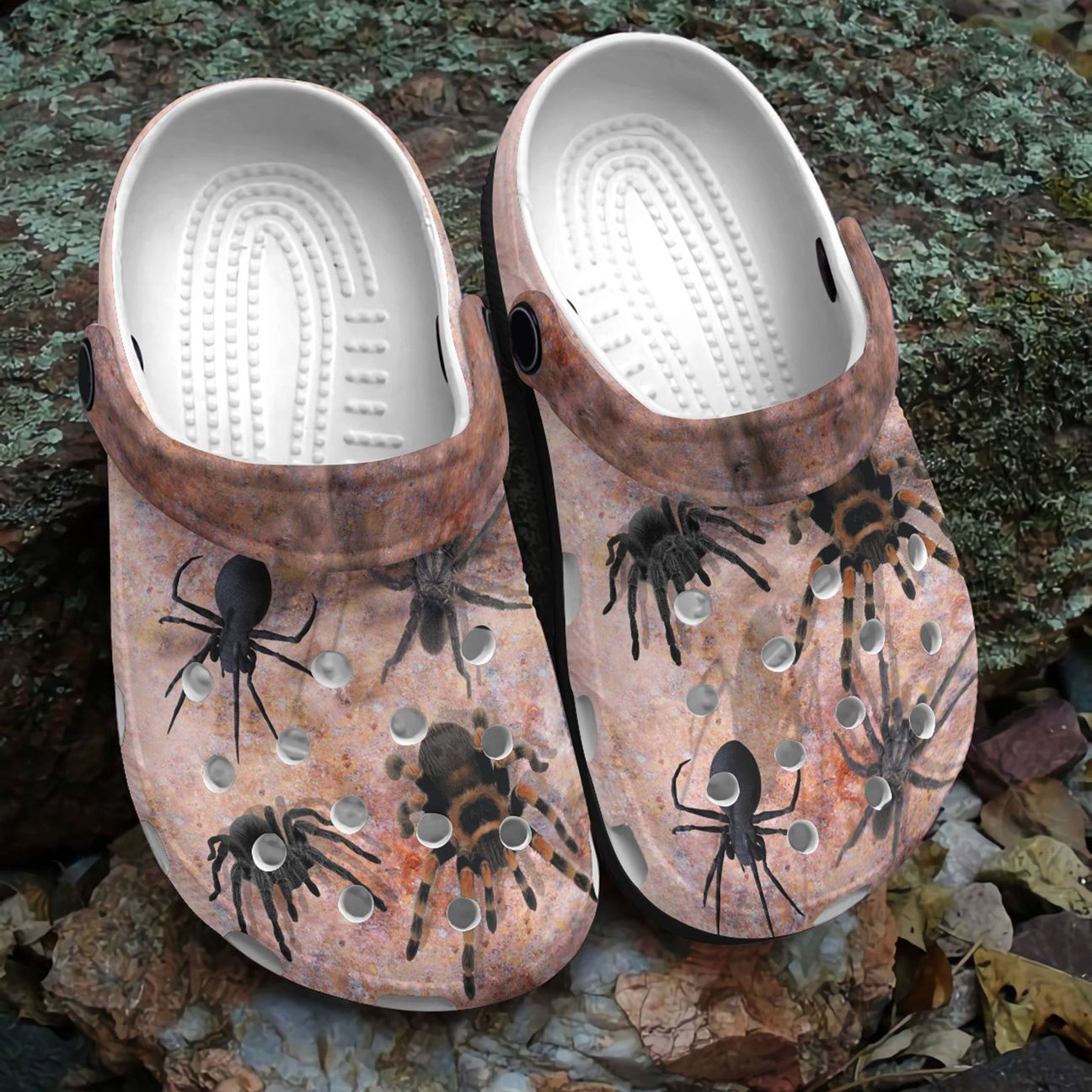 Spider Personalized Clog, Custom Name, Text, Color, Number Fashion Style For Women, Men, Kid, Print 3D Spiders