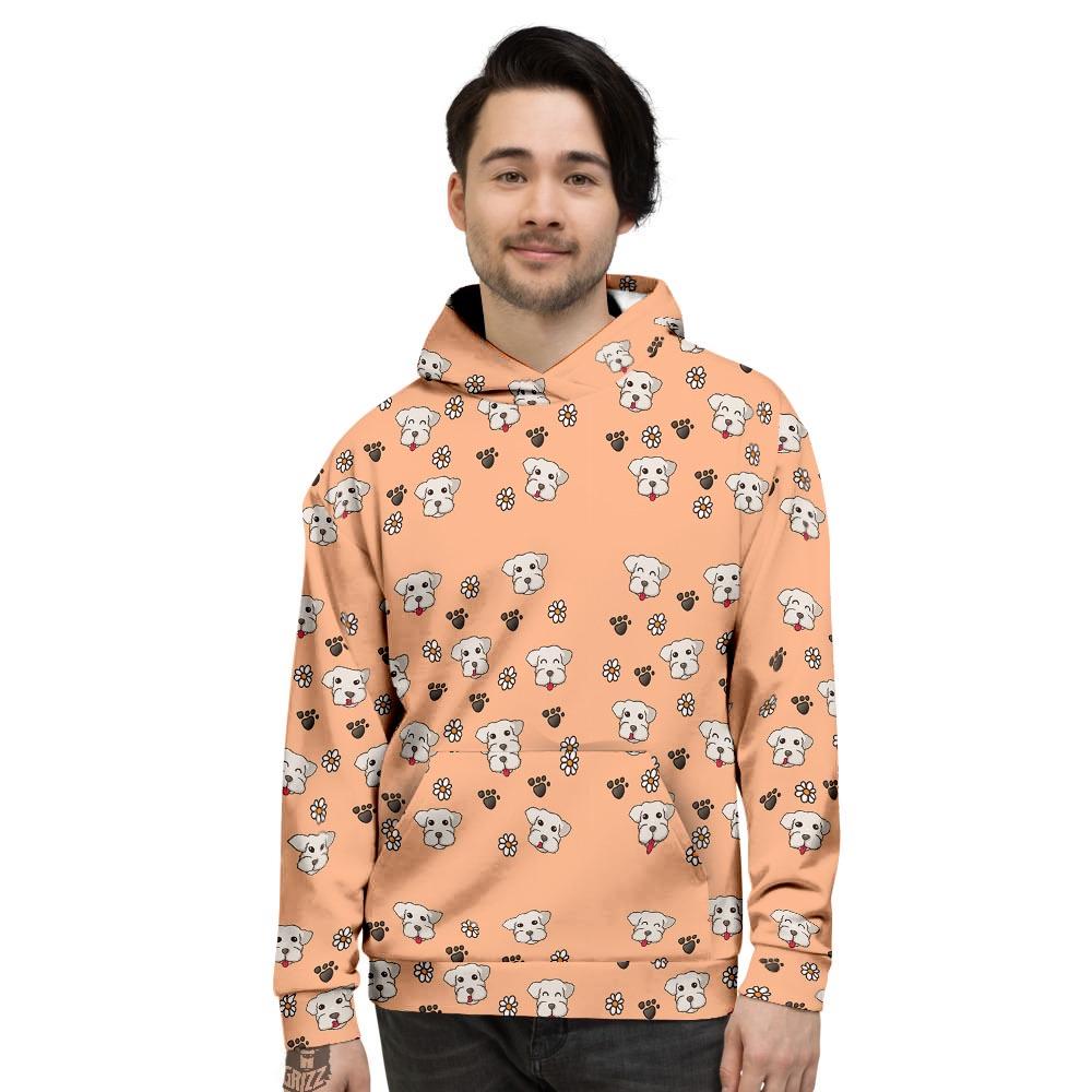 Puppy Shih Tzu Print Pattern Men’S Hoodie