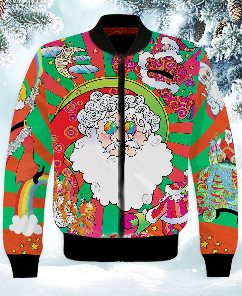 Peace & Love Christmas 3D Bomber