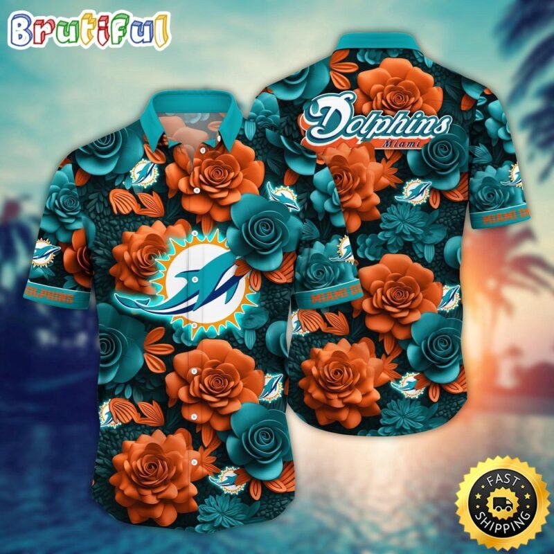 Nfl Miami Dolphins Hawaiian Shirt Flower Aloha Spirit