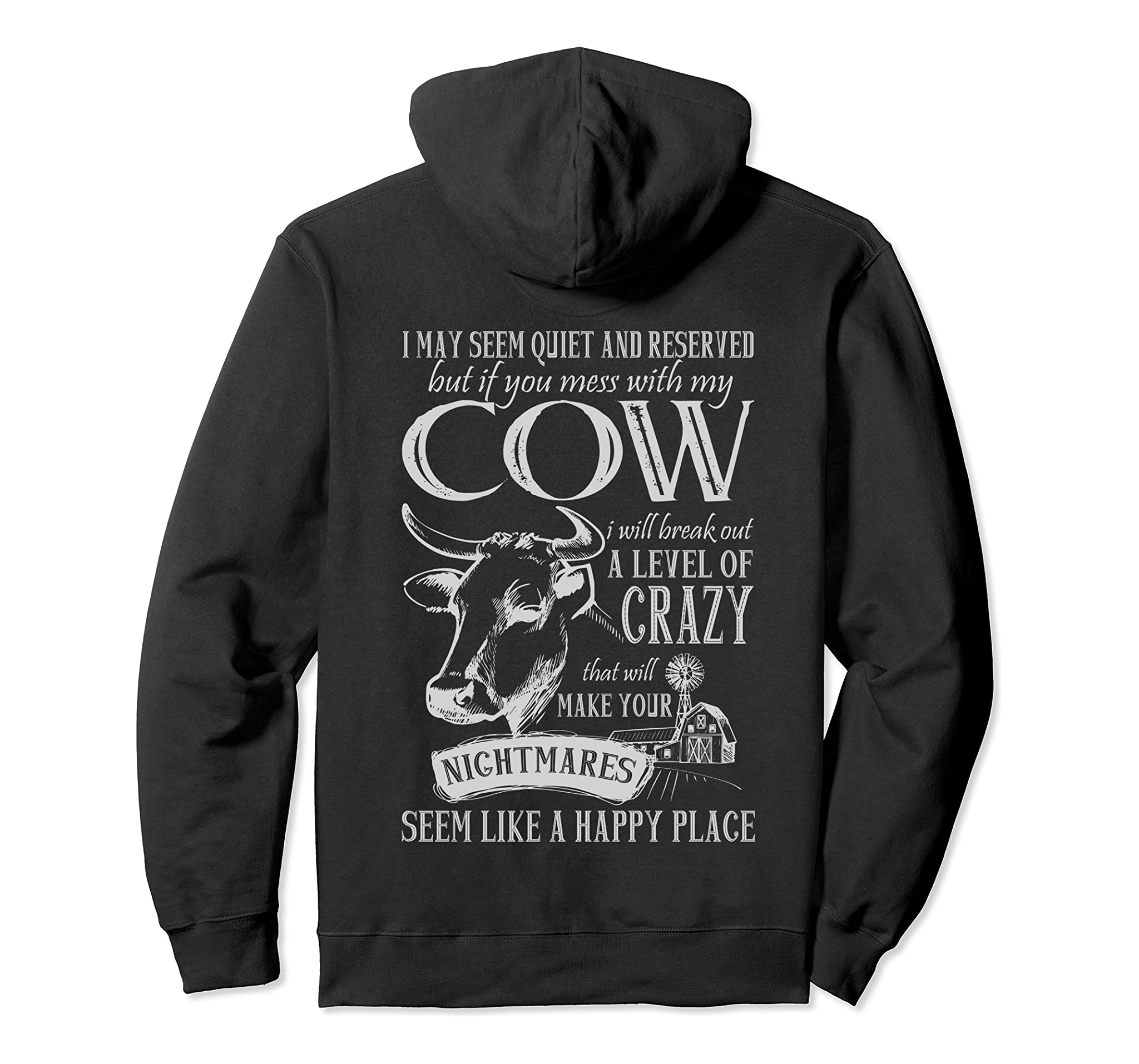 Don’t Mess With My Cow T Shirt, I Love My Cows T Shirt Pullover Hoodie