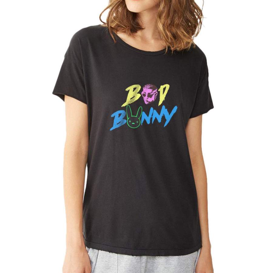 Bad Bunny Head Logo Women’S T Shirt