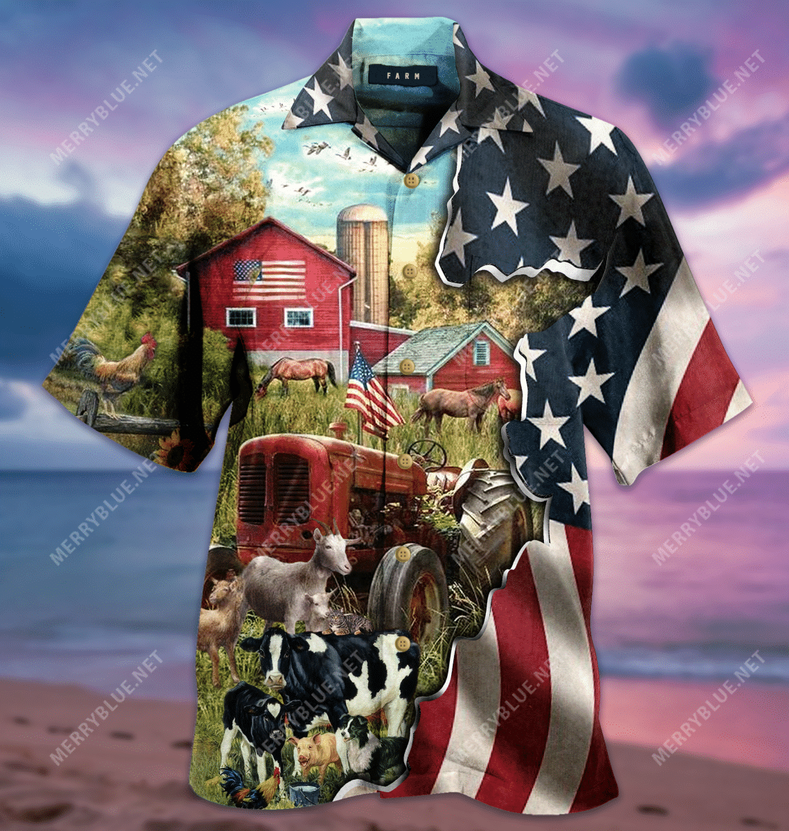 Order Patriotic Farmer Hawaii Shirt Ha14469