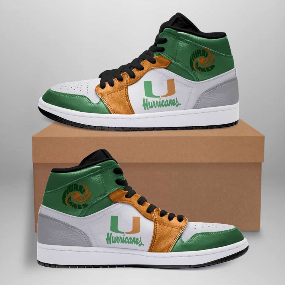 Miami Hurricanes American Football 04 Air Jordan Shoes Sport Sneakers