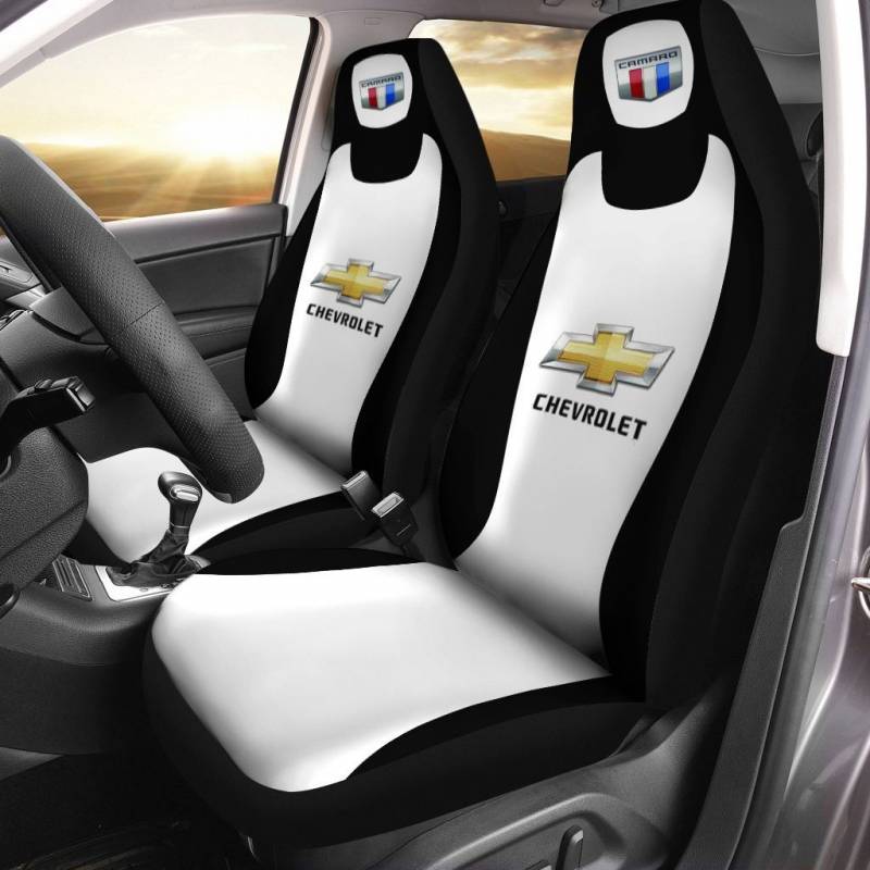 Chevrolet Camaro- LPH Car Seat Cover (Set of 2) Ver1 (White)