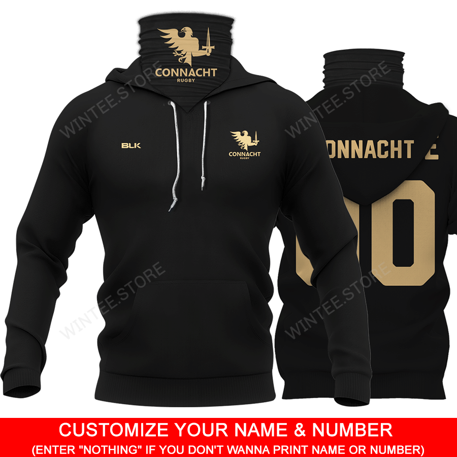 07Connacht002 – CUSTOMIZE YOUR NAME & NUMBER – HOT SALE 3D PRINTED