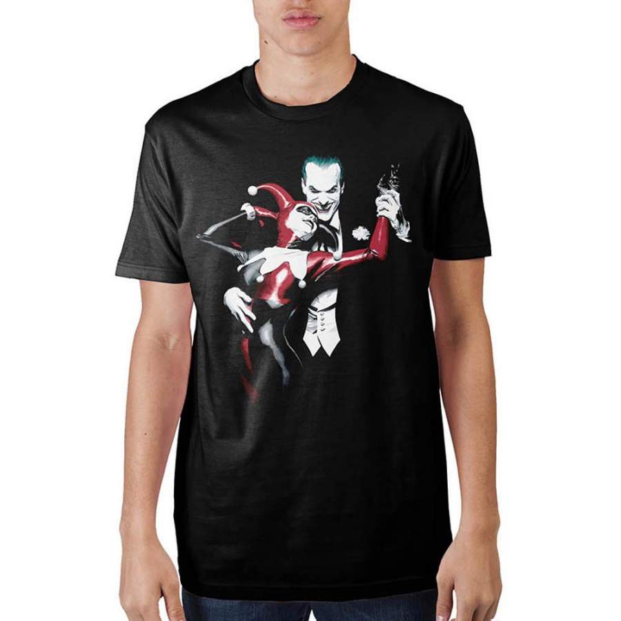 Warner Bros Batman Batman Joker And Harley Mens T Shirt