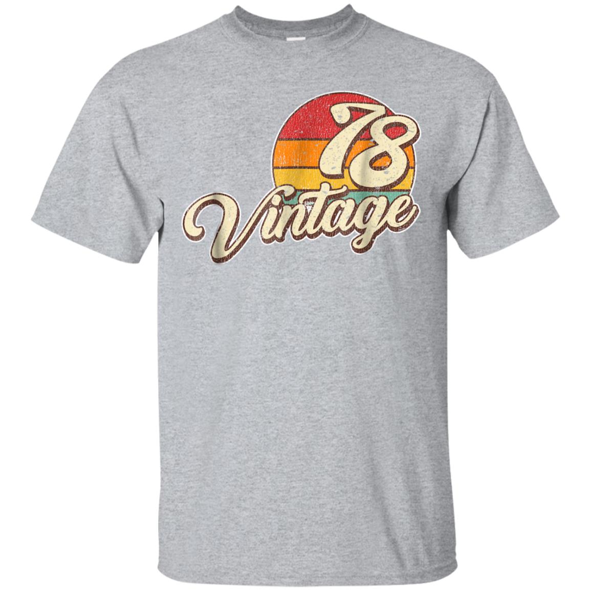 40th Birthday Gift Shirt Women Men Vintage 1978