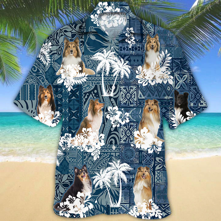 Shetland Sheepdog Hawaii Shirt Ha68723