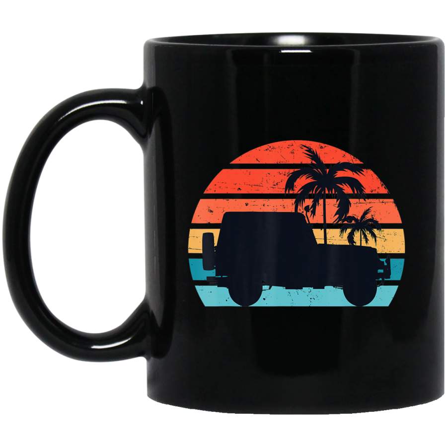 Vintage Jeeps Retro 70s 80s Distressed Off Road Men Women Coffee Mug