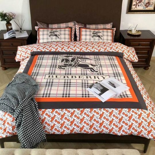 Burberry 40 Duvet Cover Bedroom Luxury Brand Quilt Bedding Set