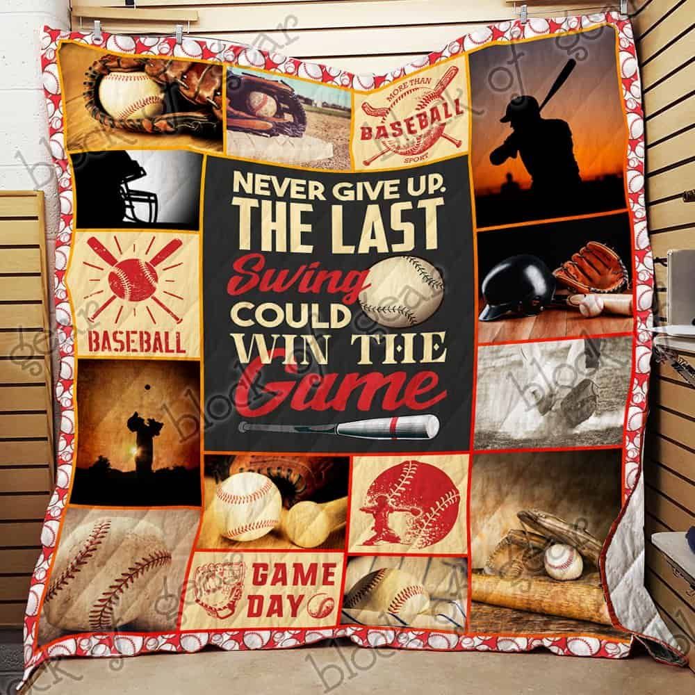 Baseball Is My Life Quilt Blanket