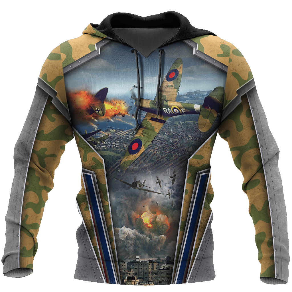 Air Force Aircraft Supermarine Spitfire 3D All Over Printed Shirts For Men And Women Am170101