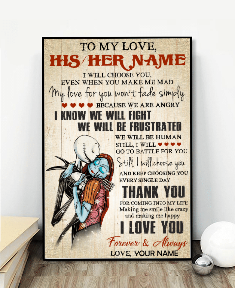 Nightmare Thank For Coming Into My Life Custom Poster CC