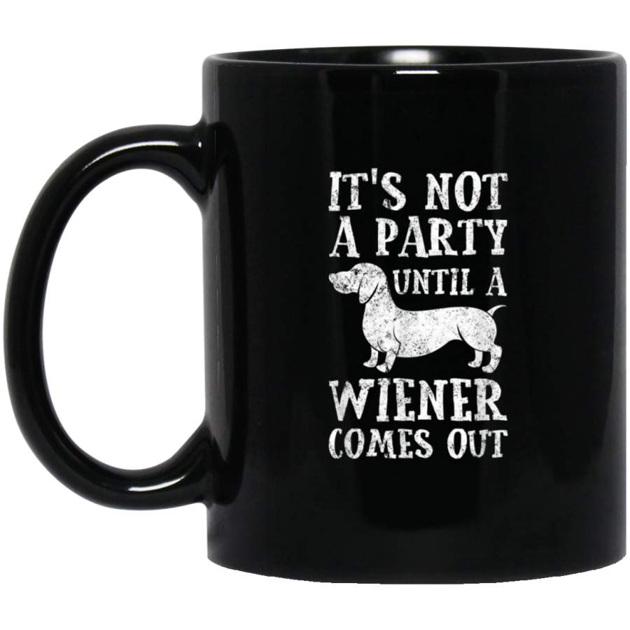 Dachshund Weiner Dog Party Mug Vintage Mug