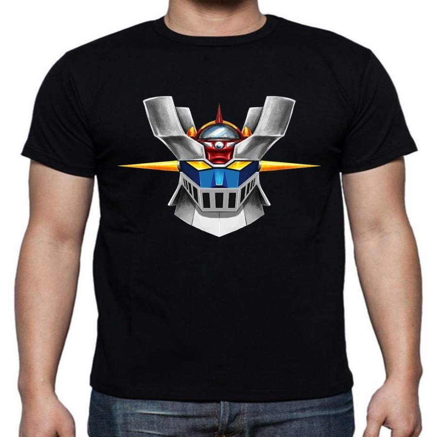 Mazinger Z Anime Old Classic Black T-Shirt