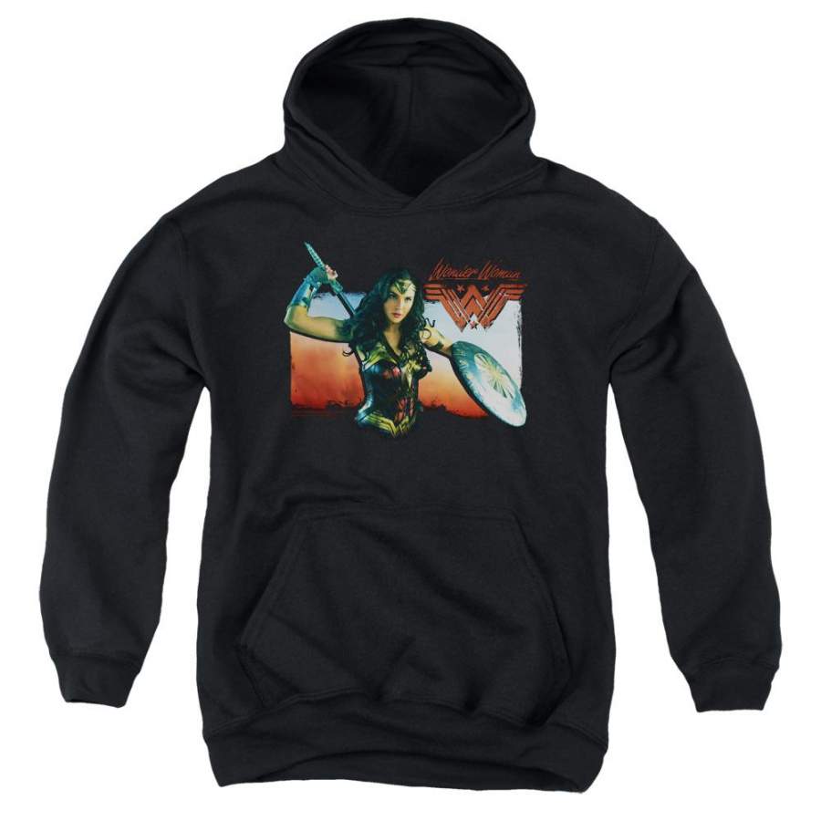 Wonder Woman Warrior Woman Youth Hoodie (Ages 8-12)