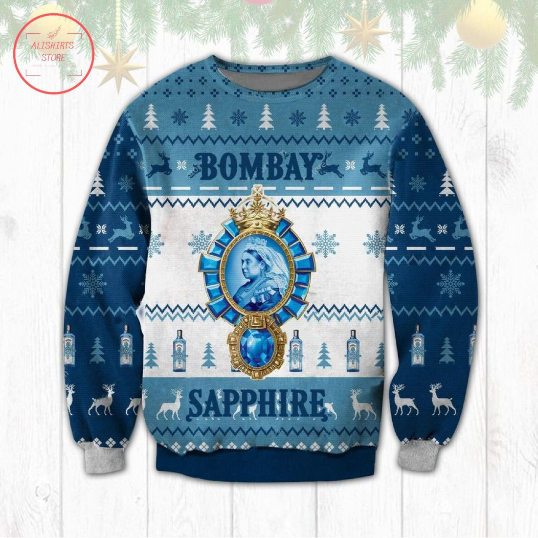 Bombay Sapphire Ugly Christmas Sweater