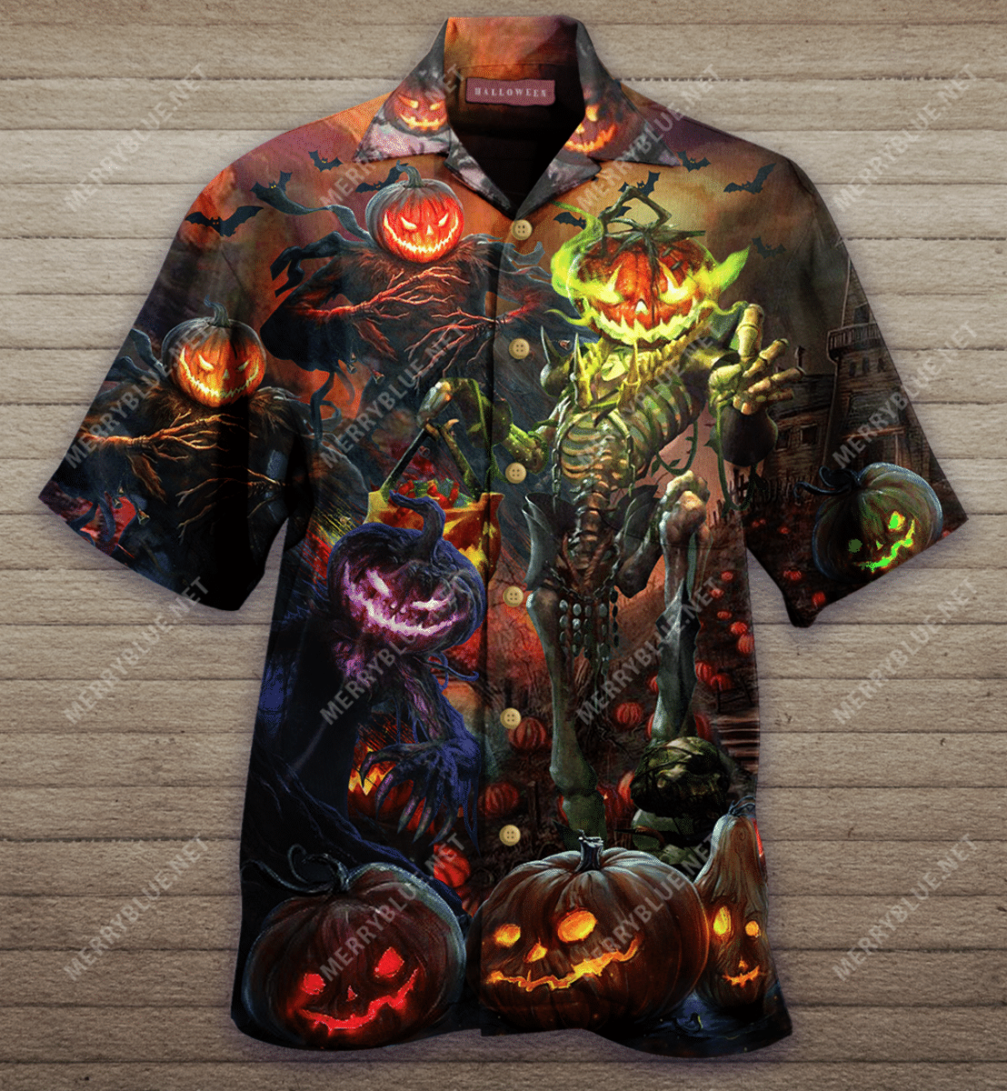 Cover Your Body With Amazing Halloween Pumpkin King Unisex Hawaii Shirt Ha108377