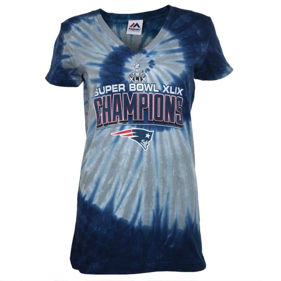 New England Patriots – Super Bowl Champions Juniors Spiral Tie Dye T-Shirt