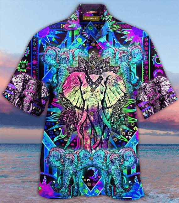 Amazing Mandala Elephant Unisex Hawaii Shirt Qdh