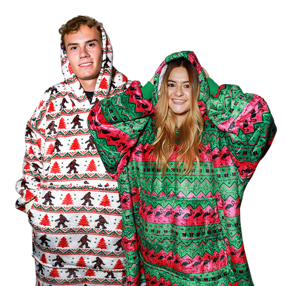 9Basic Hoodie Blanket Couple Combo