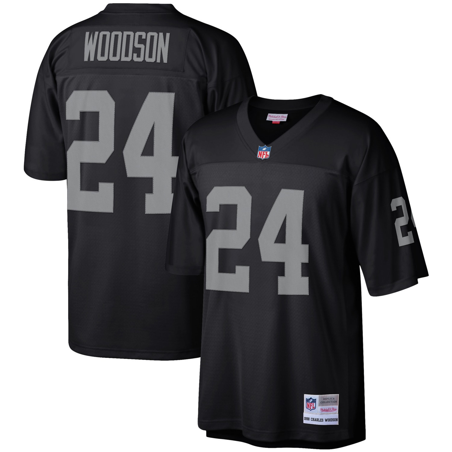 Charles Woodson Las Vegas Raiders Mitchell & Ness Legacy Replica Jersey – Black NFL