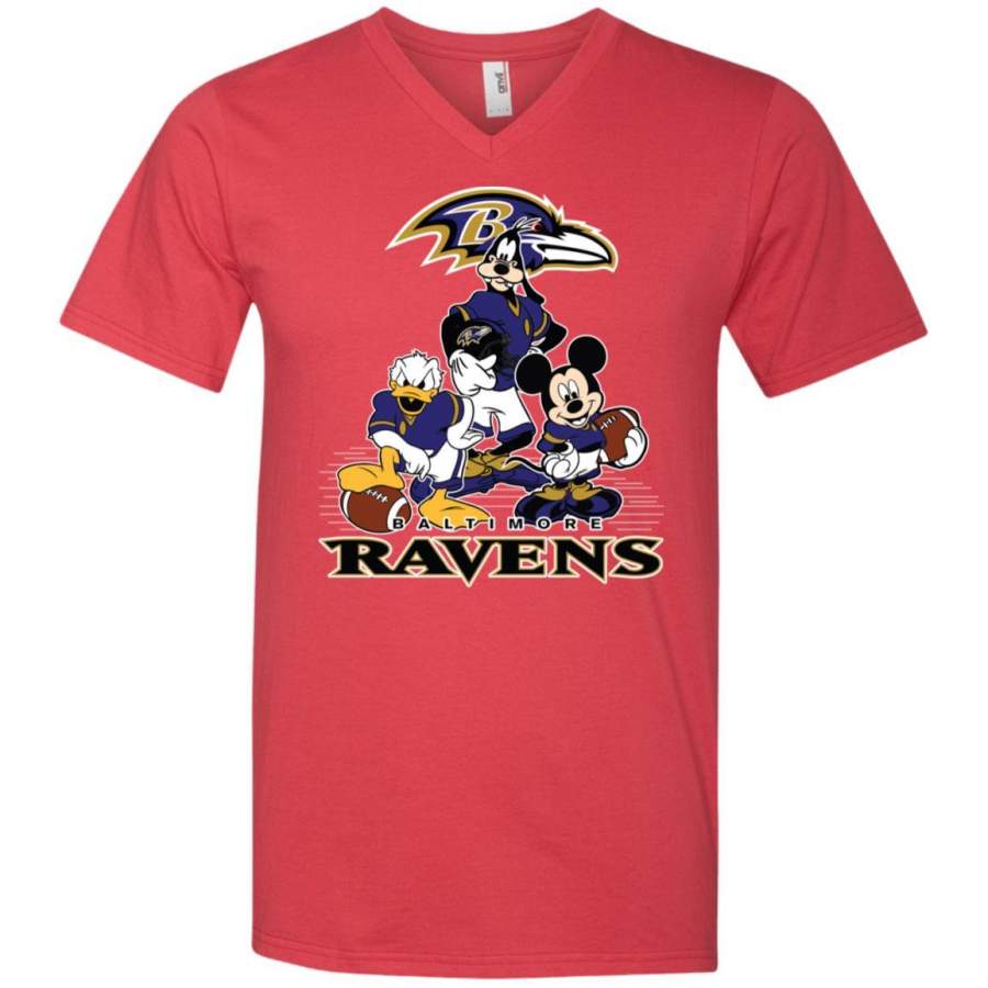 Mickey Mouse Baltimore Ravens American Football Nfl Sports