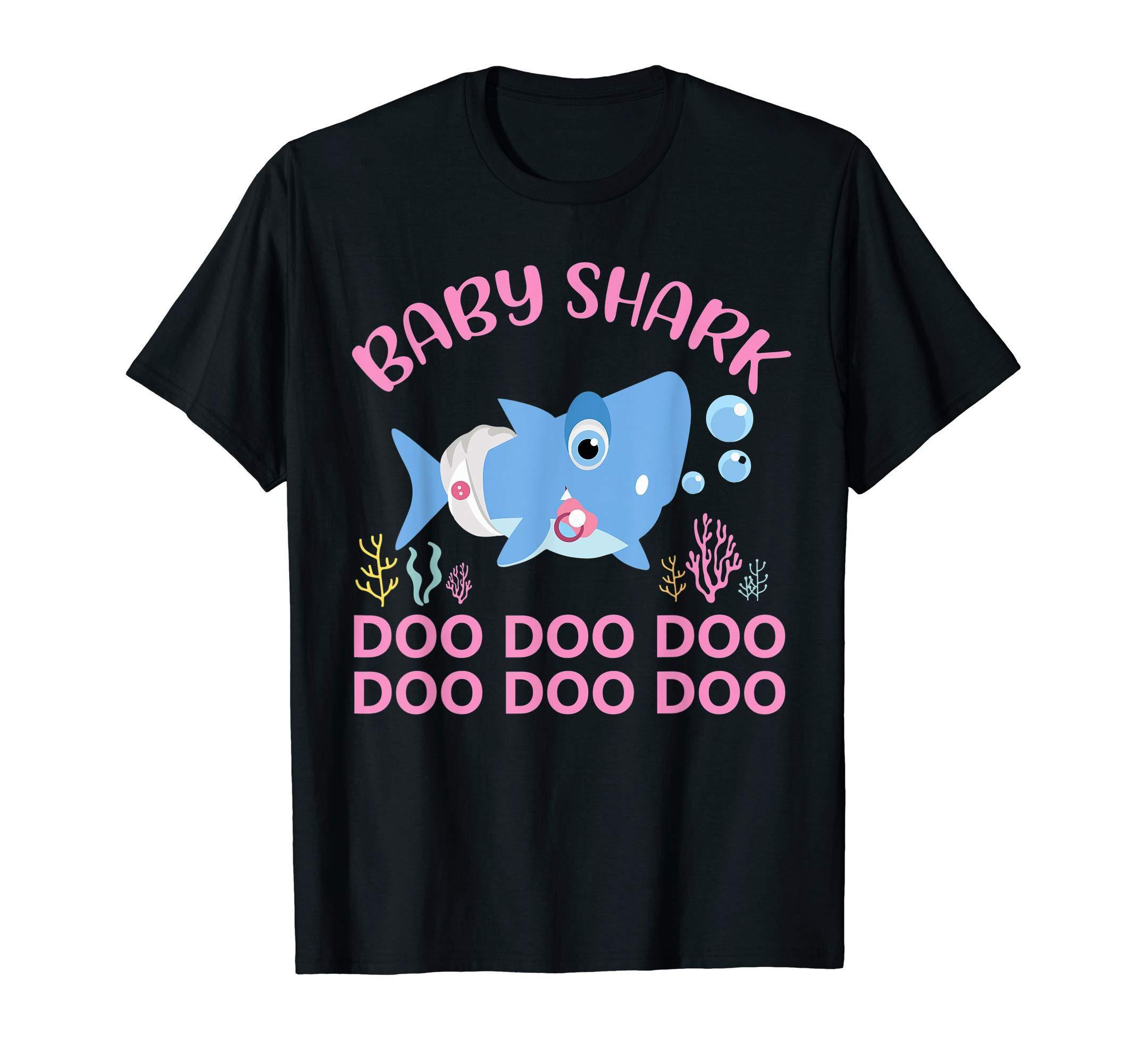 Cute Baby Shark Doo Doo Doo Tshirt Gifts For Kids Girls Boys