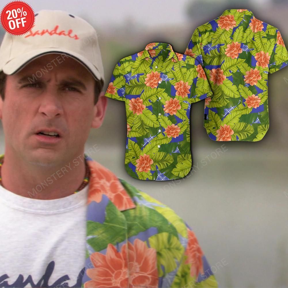 Michael Scott Hawaii Shirt Shorts Ha59231