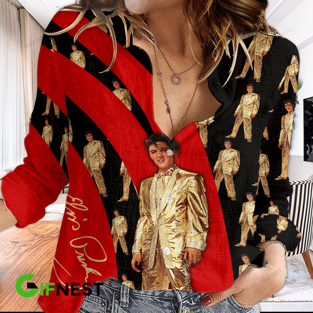 Elvis Presley Women Casual Shirt Wcs-Z6C5