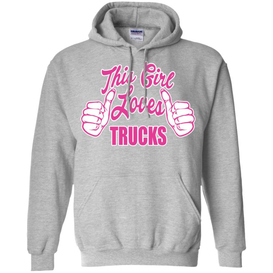 This Girl Loves Trucks Hoodie