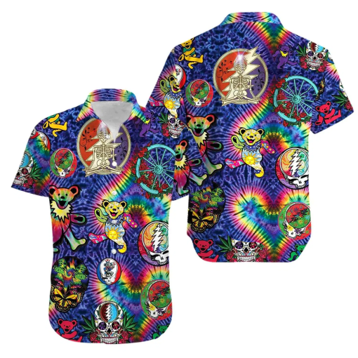 Hippie Hawaiian Shirt Summer Ha92498